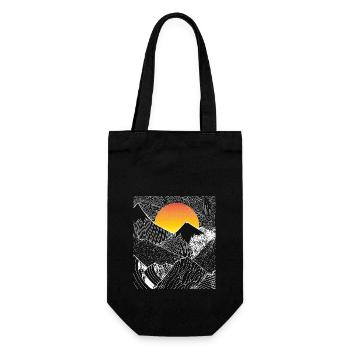 Mountain - Gift Bag for Bottles - black - Front