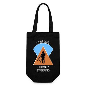 Chimney Sweep Chimney Sweep - Gift Bag for Bottles - black - Front