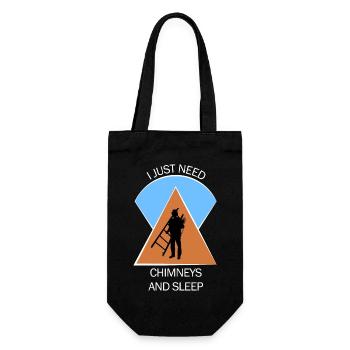 Chimney Sweep Chimney Sweep - Gift Bag for Bottles - black - Front
