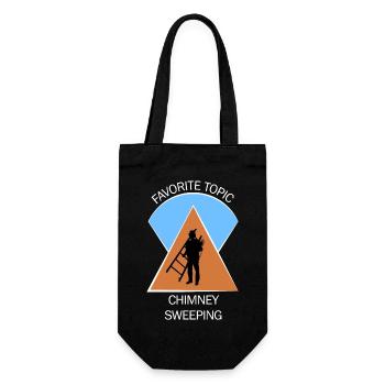 Chimney Sweep Chimney Sweep - Gift Bag for Bottles - black - Front