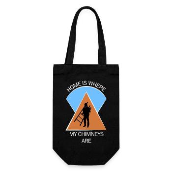 Chimney sweep chimney sweep - Gift Bag for Bottles - black - Front