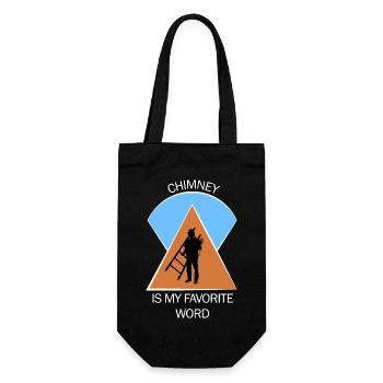 Chimney Sweep Chimney Sweep - Gift Bag for Bottles - black - Front
