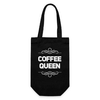 Coffee Queen - Gift Bag for Bottles - black - Front