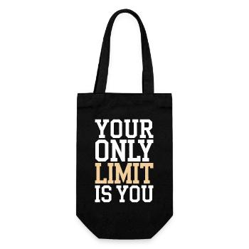 Your only limit is you - Sac à bouteille - noir - Devant