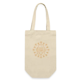 Maquette de Sac à bouteille - Crâne Poulpe à imprimer et personnaliser