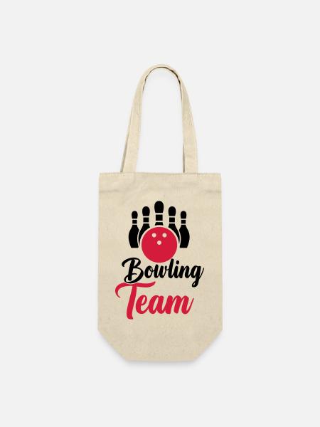 bowling team - Geschenkbeutel für Flaschen - Natur