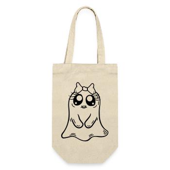 Cute little ghost girl - Gift Bag for Bottles - nature - Front