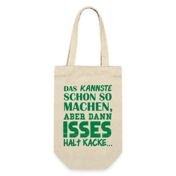 YOU CAN DO IT THAT WAY, BUT THEN IT'S JUST - Gift Bag for Bottles - nature - Front