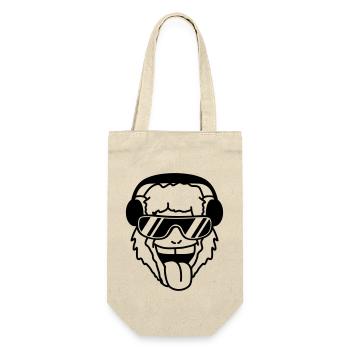 Cool Monkey - Gift Bag for Bottles - nature - Front