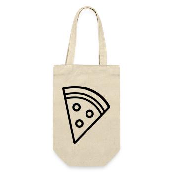 Pizza slice - Gift Bag for Bottles - nature - Front