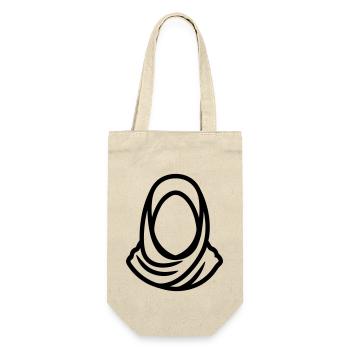 hijab headscarf muslim woman - Gift Bag for Bottles - nature - Front