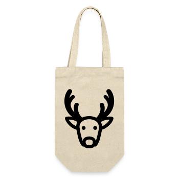 renne de noel - Sac à bouteille - nature - Devant