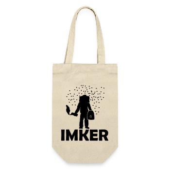 imker - Geschenkbeutel für Flaschen - Natur - Vorne