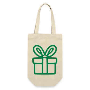 Cadeau - Sac à bouteille - nature - Devant
