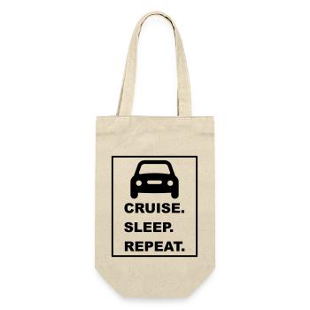 Cool "Cruise Sleep Repeat" design - Gift Bag for Bottles - nature - Front