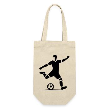 Soccer Player Icon Vector - Gift Bag for Bottles - nature - Front
