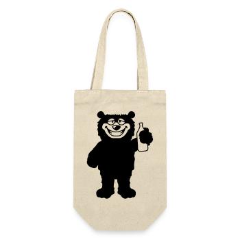 drunk_bear - Sac à bouteille - nature - Devant
