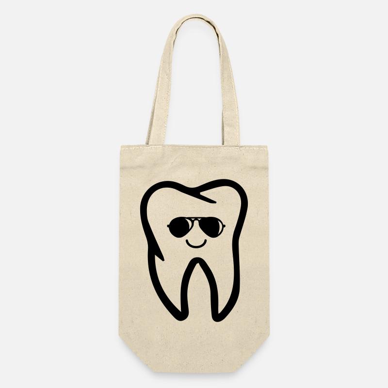 Lunettes de soleil dentées - Sac à bouteille - nature