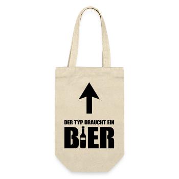 The guy needs a beer - Gift Bag for Bottles - nature - Front