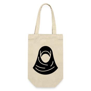 hijab headscarf muslim woman - Gift Bag for Bottles - nature - Front