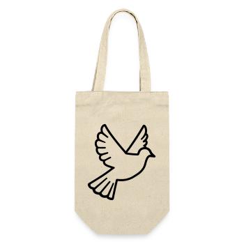 Colombe - Sac à bouteille - nature - Devant