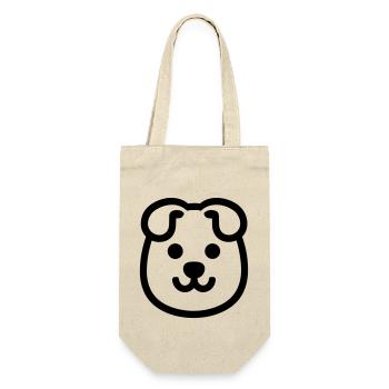 Dog - Gift Bag for Bottles - nature - Front