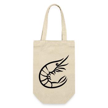 Shrimp - Gift Bag for Bottles - nature - Front