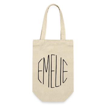Emelie gift - Gift Bag for Bottles - nature - Front