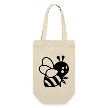 Bee - Gift Bag for Bottles - nature - Front