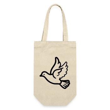 Colombe - Sac à bouteille - nature - Devant
