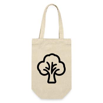 broccoli - Gift Bag for Bottles - nature - Front