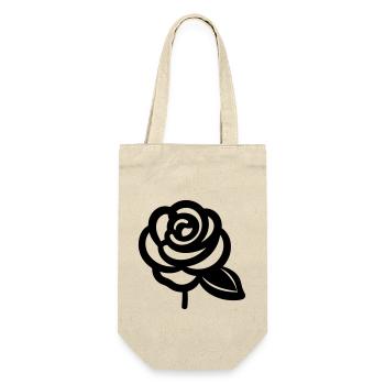 Pink Flower - Gift Bag for Bottles - nature - Front