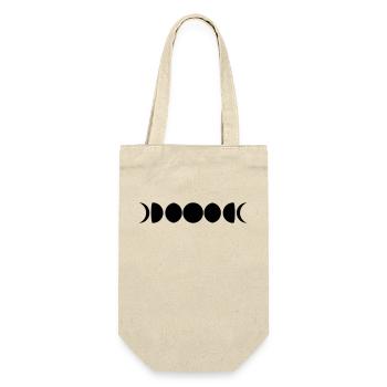 symbole de nuit lune vivre croissant de lune pleine faucille - Sac à bouteille - nature - Devant