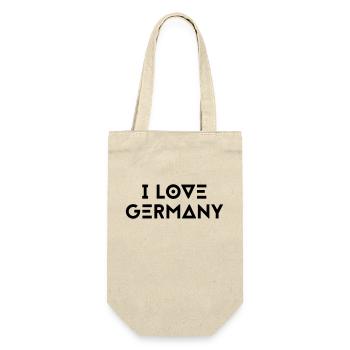 I LOVE GERMANY - Gift Bag for Bottles - nature - Front