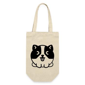 Dog - Gift Bag for Bottles - nature - Front