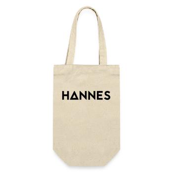 First name Hannes - Gift Bag for Bottles - nature - Front