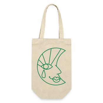 Moon face and tear drop - Gift Bag for Bottles - nature - Front