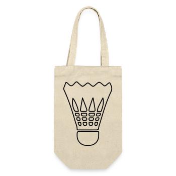 badminton - Gift Bag for Bottles - nature - Front