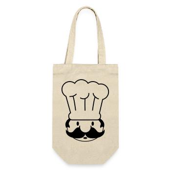 cook - Gift Bag for Bottles - nature - Front