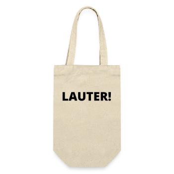 Lauter - Geschenkbeutel für Flaschen - Natur - Vorne