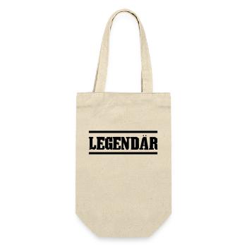 Legendär - Geschenkbeutel für Flaschen - Natur - Vorne
