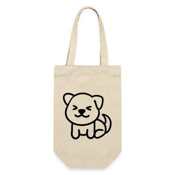 Dog - Gift Bag for Bottles - nature - Front