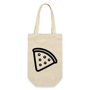 Pizza slice - Gift Bag for Bottles - nature - Front