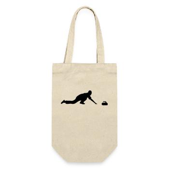 curling - Gift Bag for Bottles - nature - Front