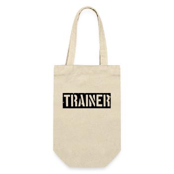 Bar logo trainer - Gift Bag for Bottles - nature - Front