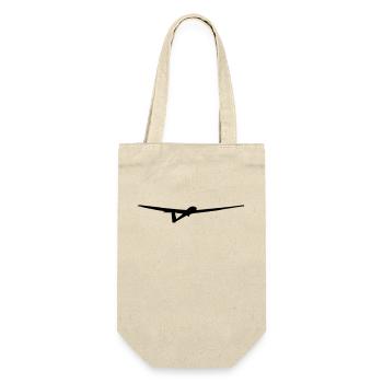 Glider Glider Glider Pilot Pilot - Gift Bag for Bottles - nature - Front