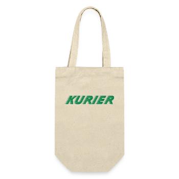 Kurier - Geschenkbeutel für Flaschen - Natur - Vorne