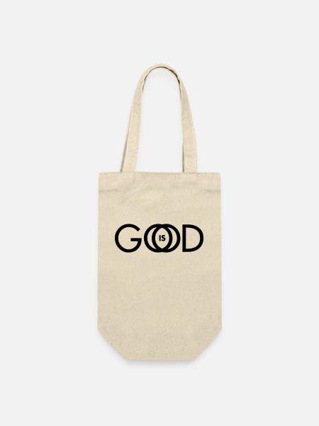 GOD IS GOOD - Sac à bouteille - nature