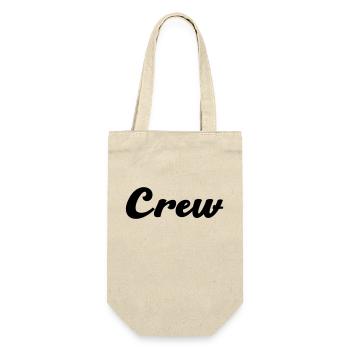 crew - Geschenkbeutel für Flaschen - Natur - Vorne