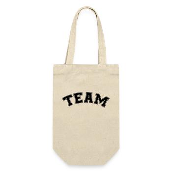 team - Gift Bag for Bottles - nature - Front